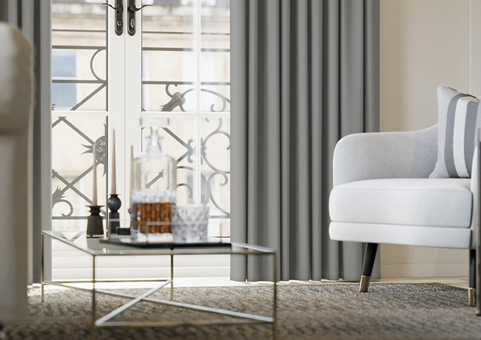 Medina, Charcoal - Made to Measure Curtains - Image 5